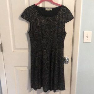 Cap-sleeve a-line dress